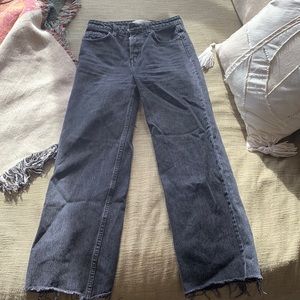 REFORMATION wide leg denim